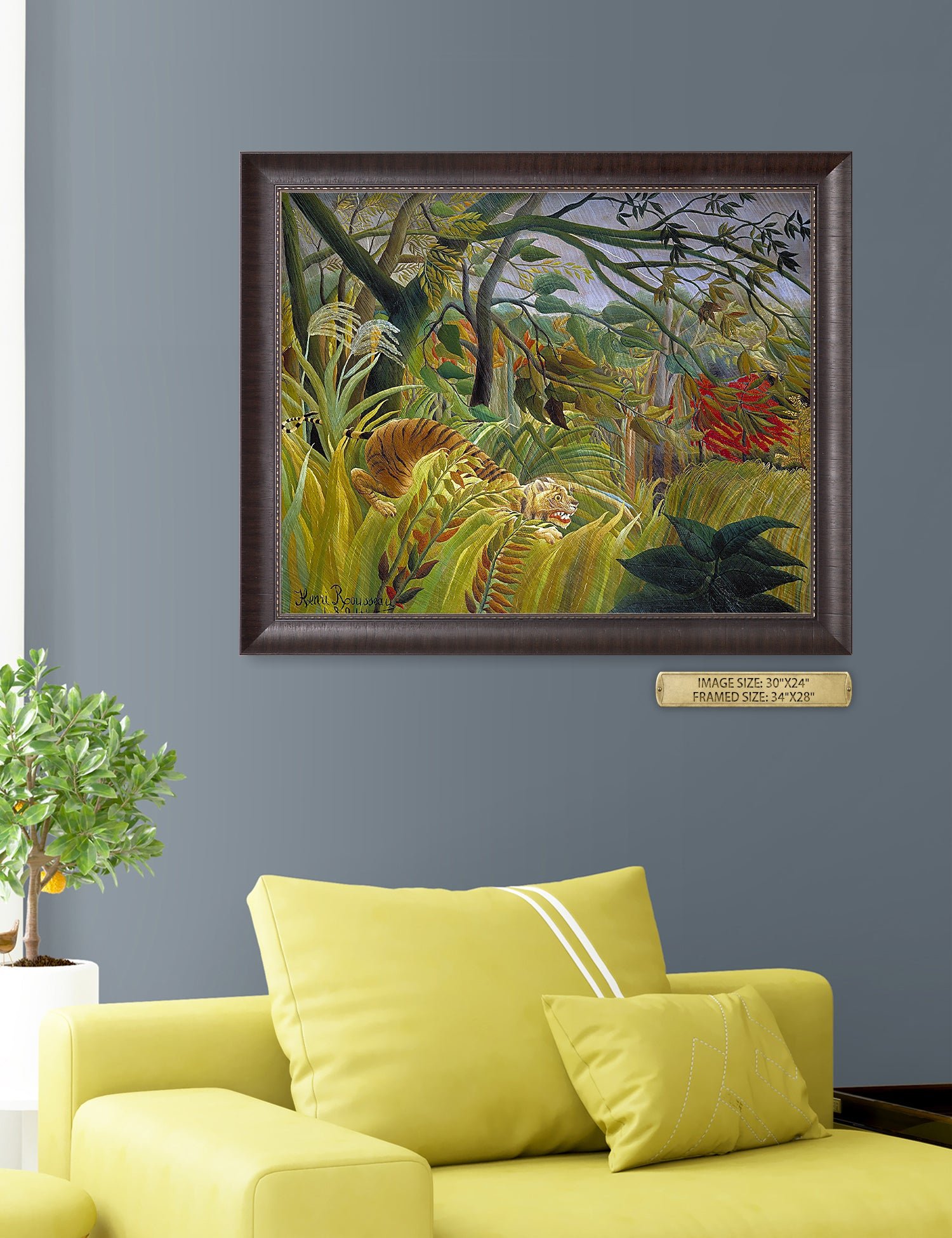 Tiger in a Tropical Storm. - Image 93