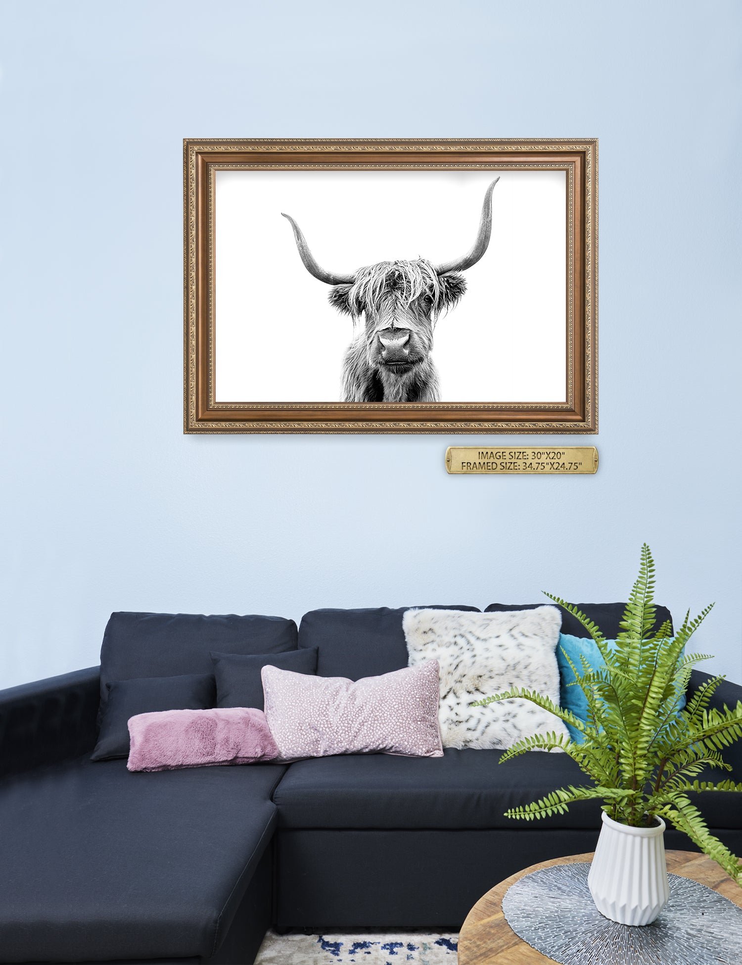 Yak Portrait Wild Animal Wall Art. - Image 108