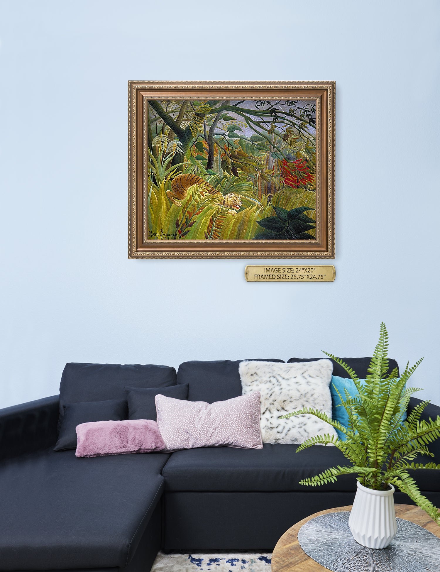 Tiger in a Tropical Storm. - Image 54