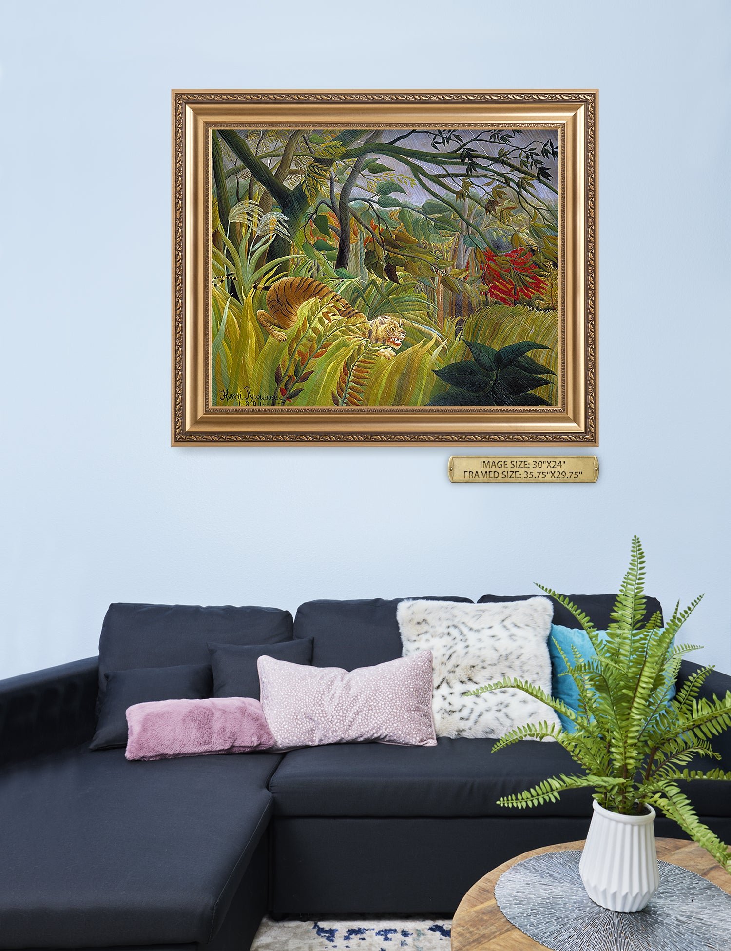 Tiger in a Tropical Storm. - Image 100