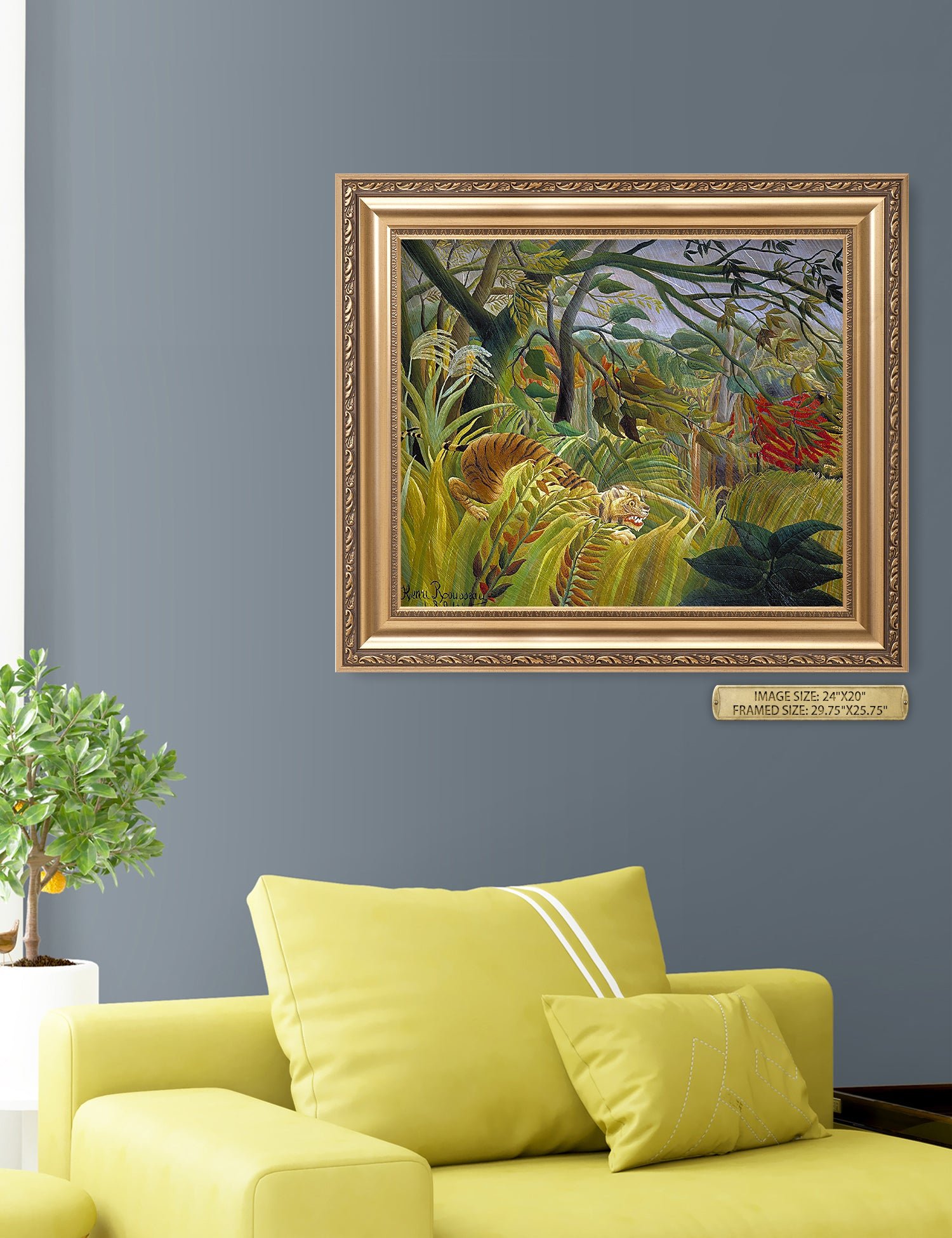 Tiger in a Tropical Storm. - Image 59