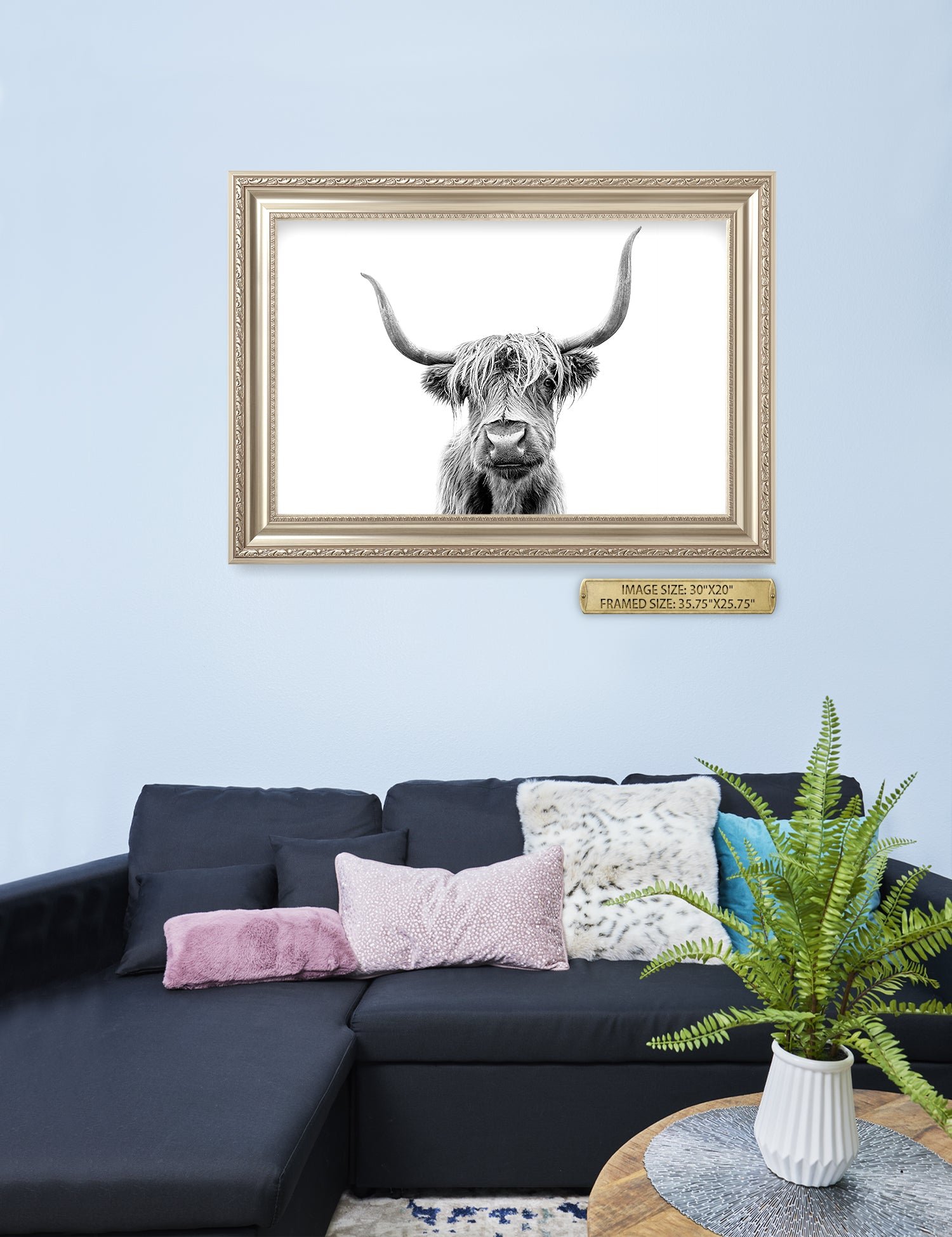 Yak Portrait Wild Animal Wall Art. - Image 116