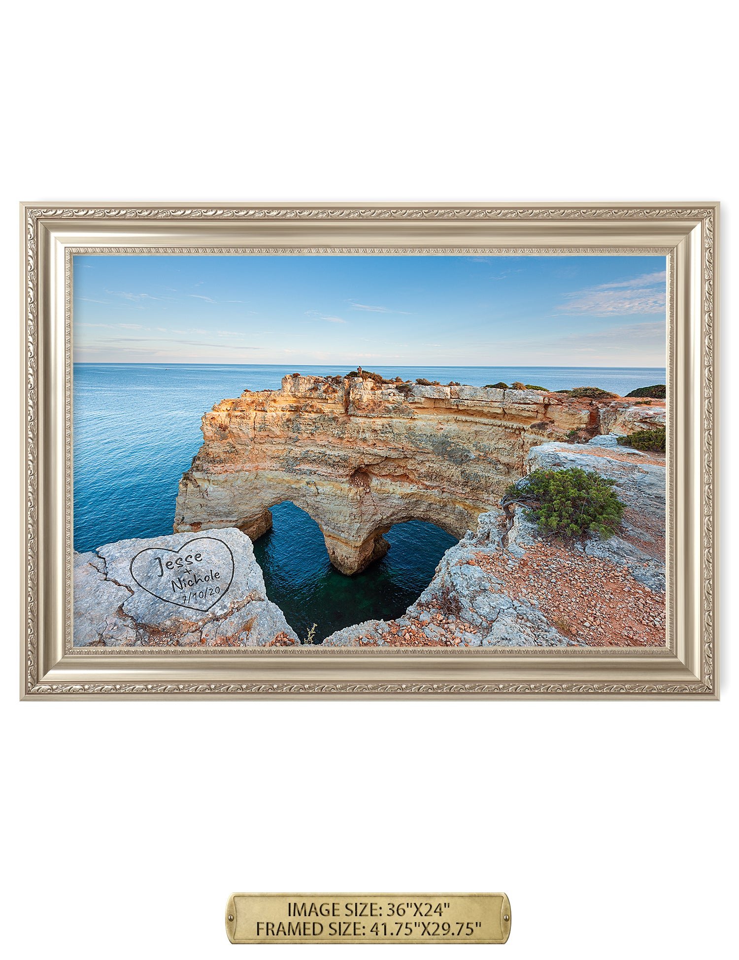 Algarve Amor. Personalized Wall Art With Your Names & Date. - Image 181