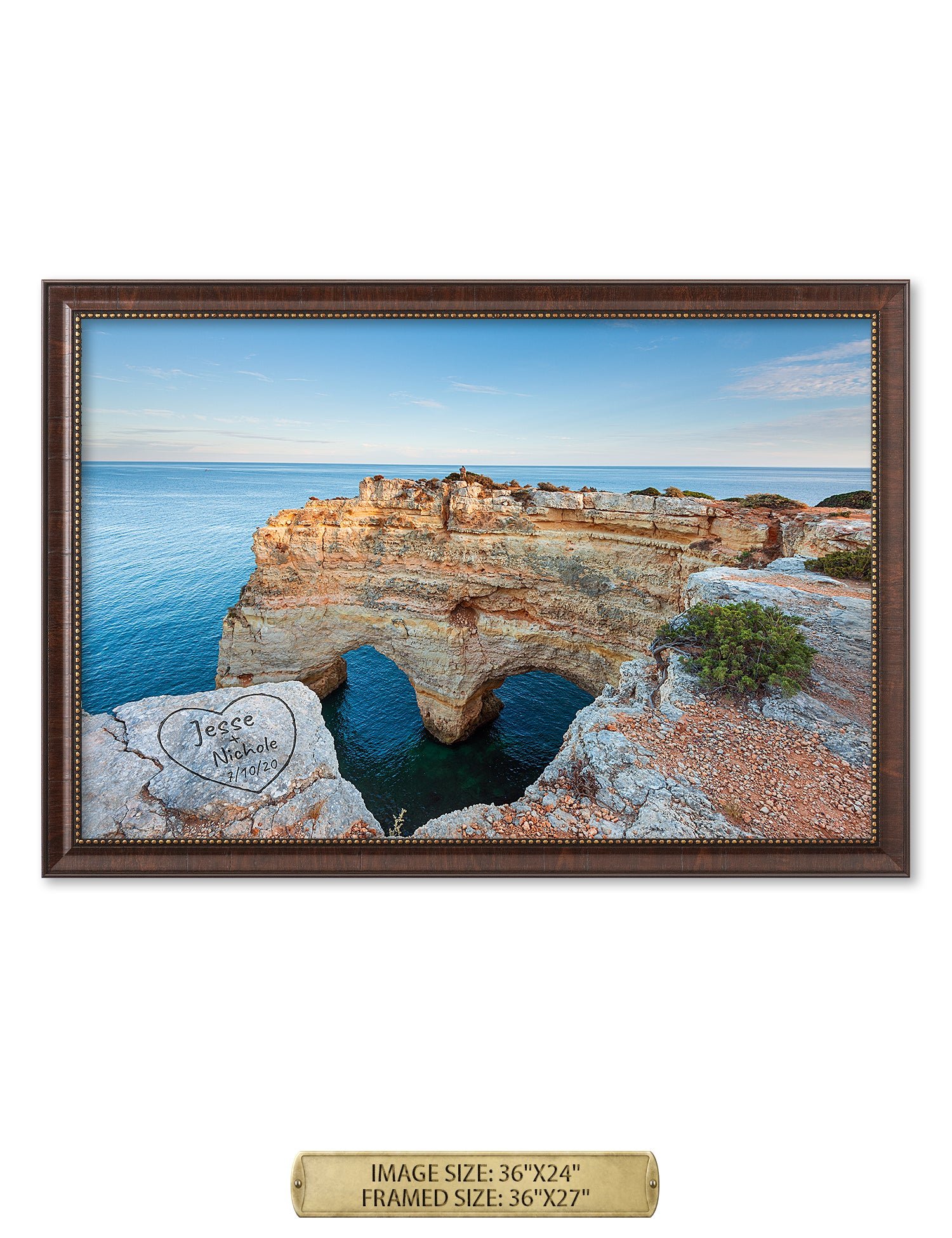 Algarve Amor. Personalized Wall Art With Your Names & Date. - Image 161