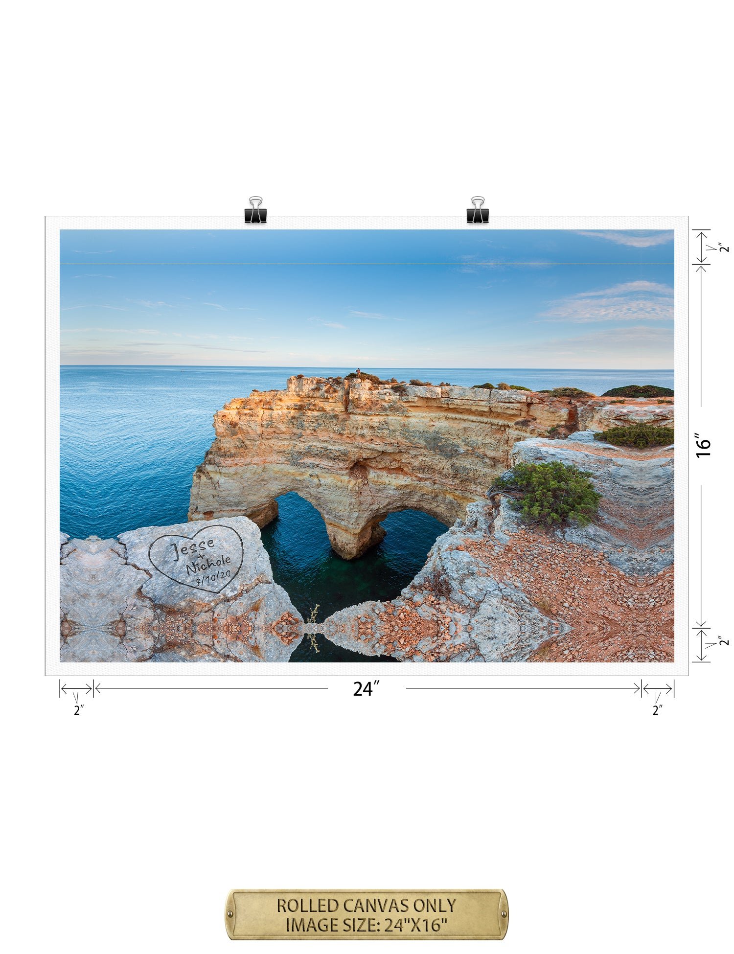 Algarve Amor. Personalized Wall Art With Your Names & Date. - Image 9