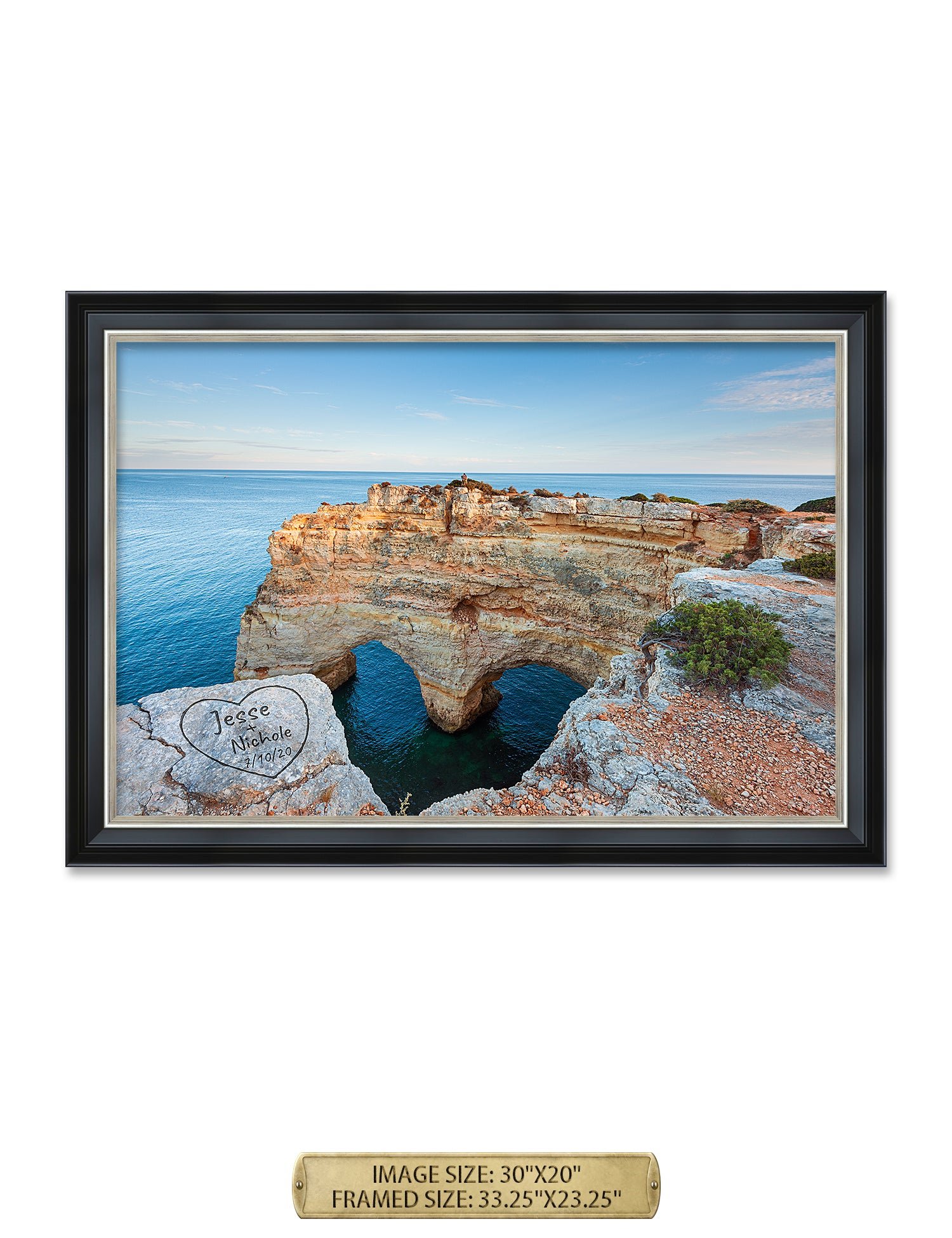Algarve Amor. Personalized Wall Art With Your Names & Date. - Image 93