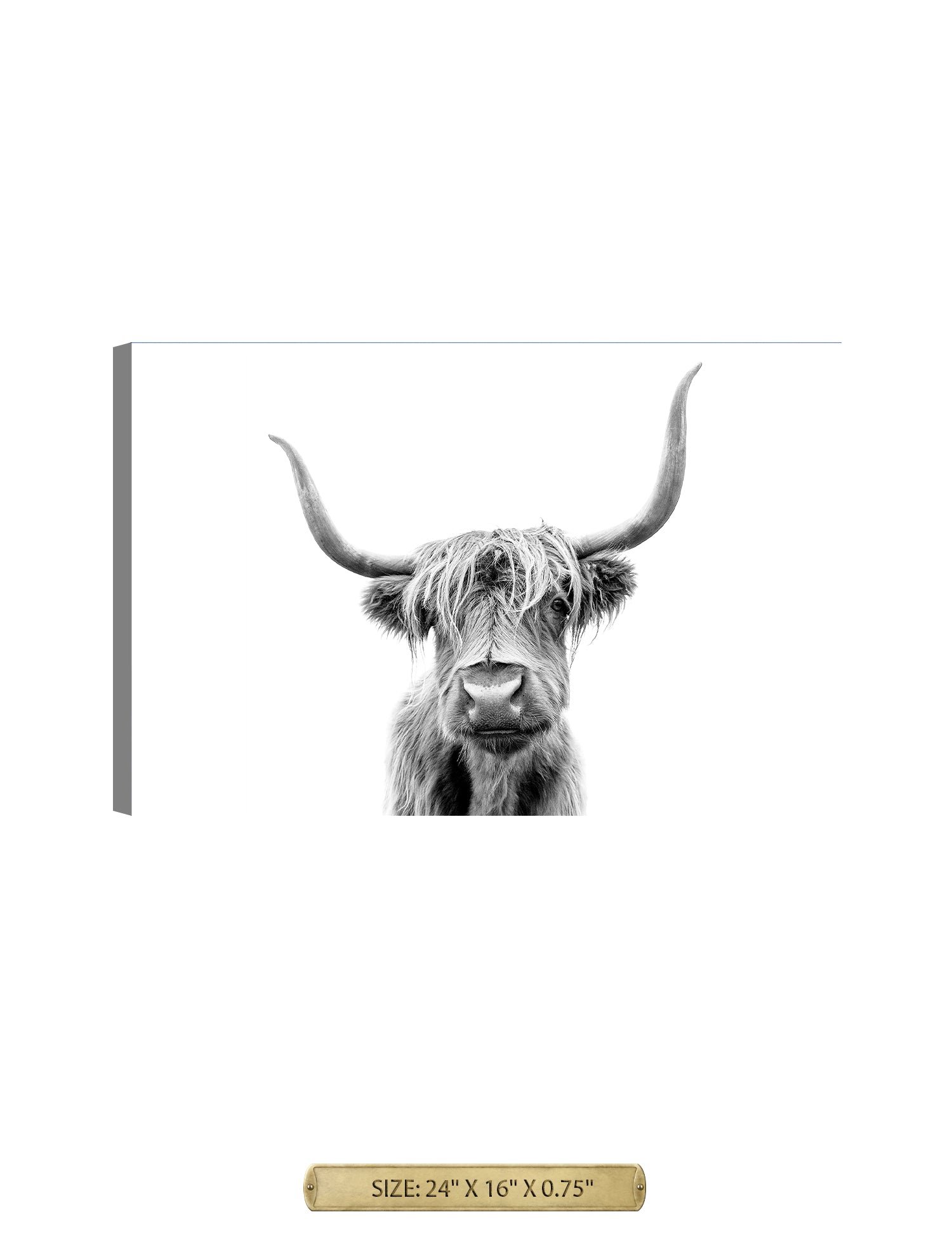 Yak Portrait Wild Animal Wall Art. - Image 43