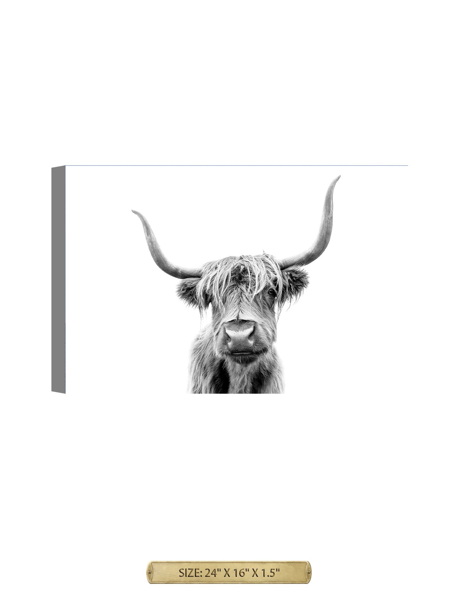 Yak Portrait Wild Animal Wall Art. - Image 44