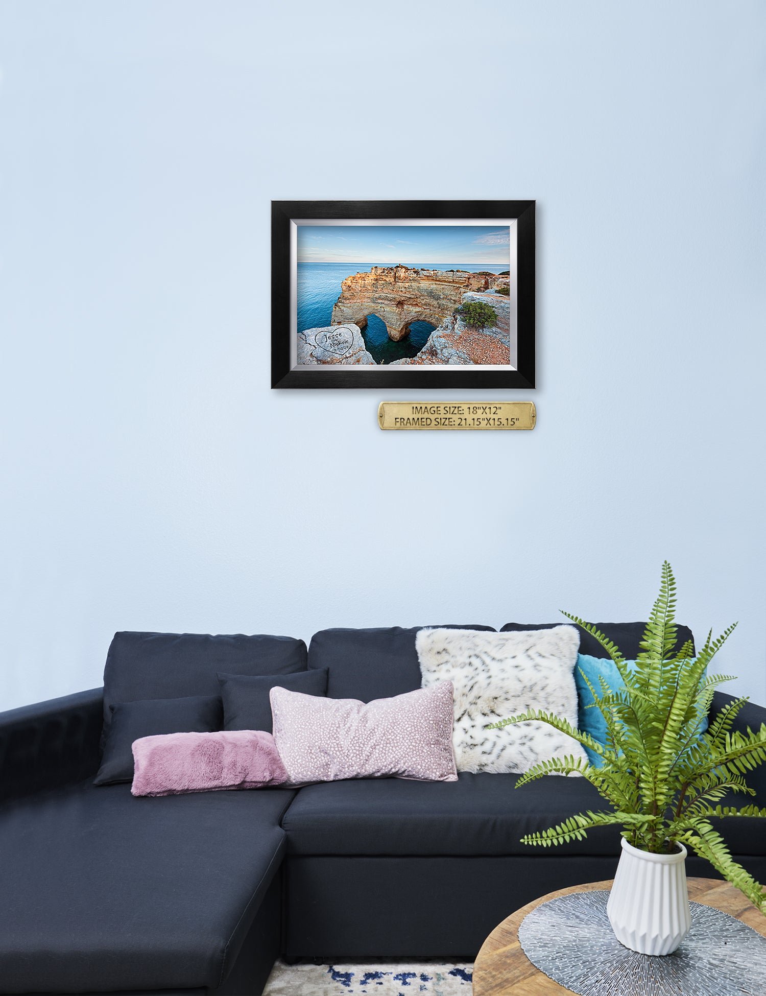 Algarve Amor. Personalized Wall Art With Your Names & Date. - Image 118