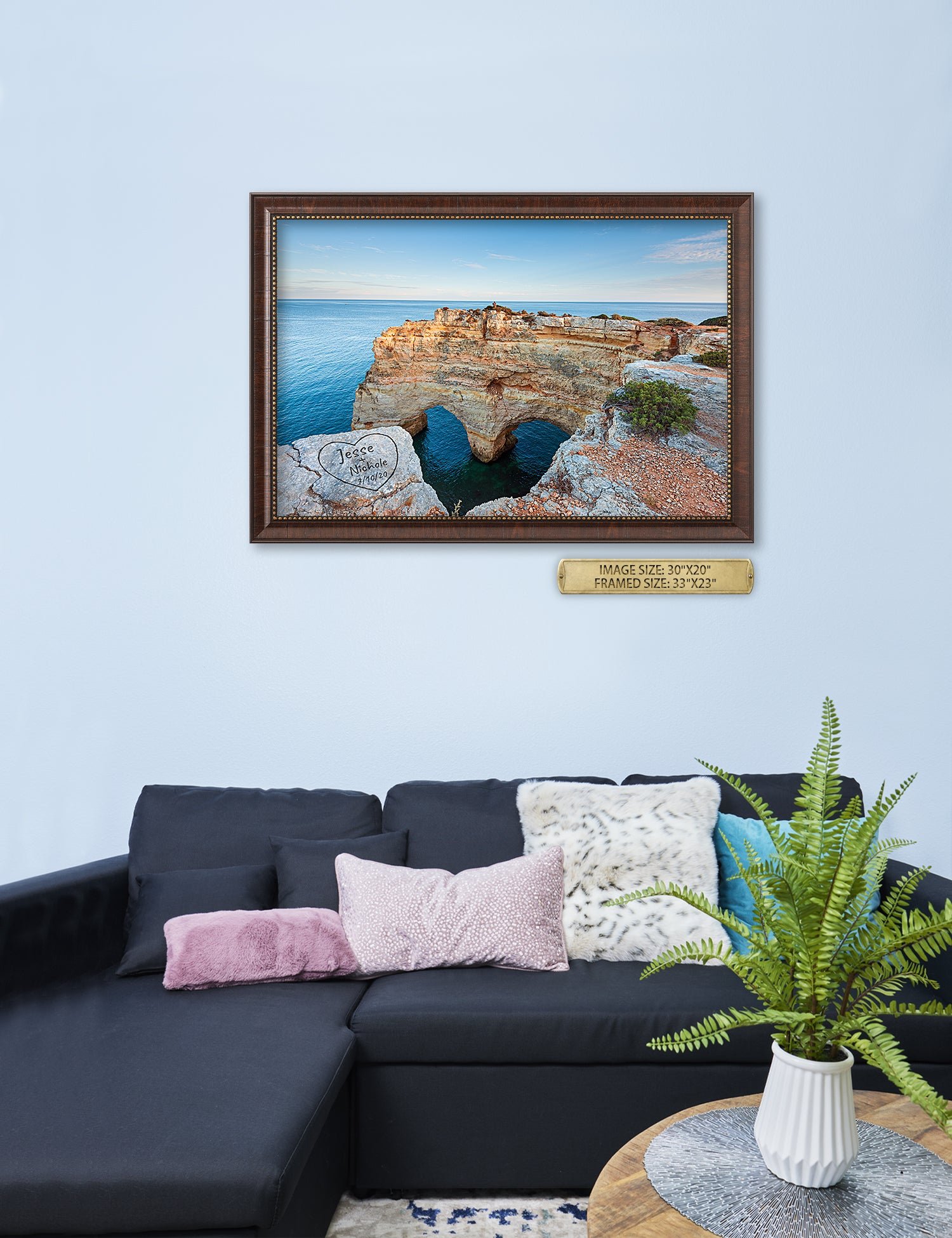 Algarve Amor. Personalized Wall Art With Your Names & Date. - Image 66