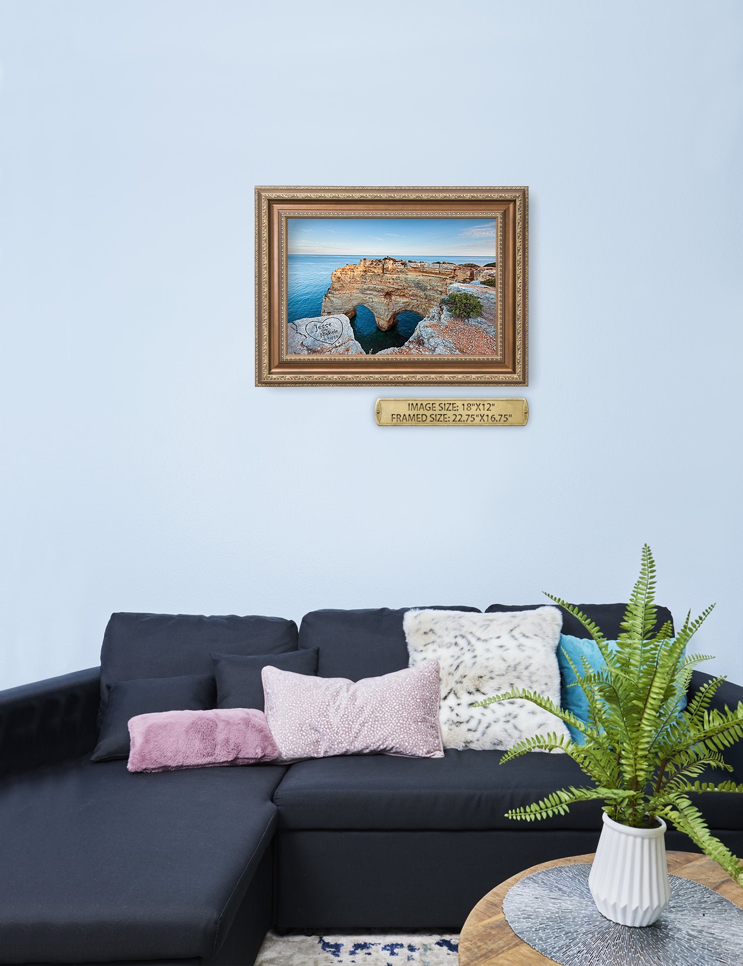 Algarve Amor. Personalized Wall Art With Your Names & Date. - Image 126