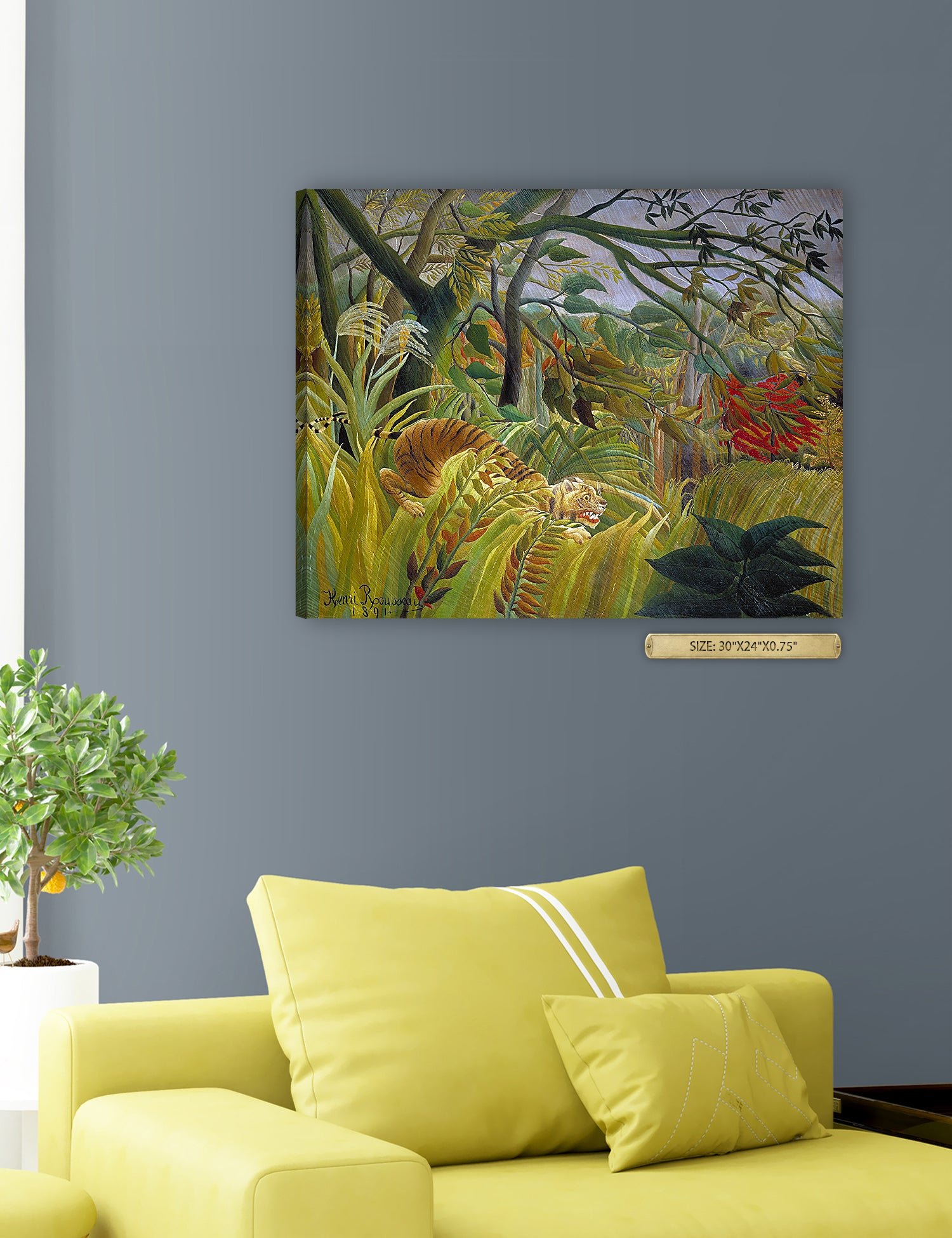 Tiger in a Tropical Storm. - Image 75