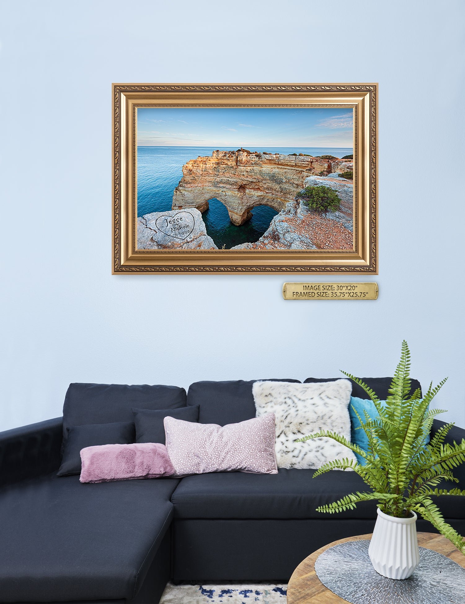 Algarve Amor. Personalized Wall Art With Your Names & Date. - Image 82