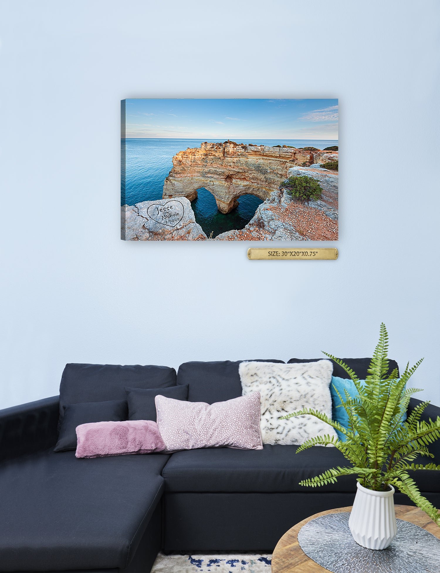 Algarve Amor. Personalized Wall Art With Your Names & Date. - Image 58