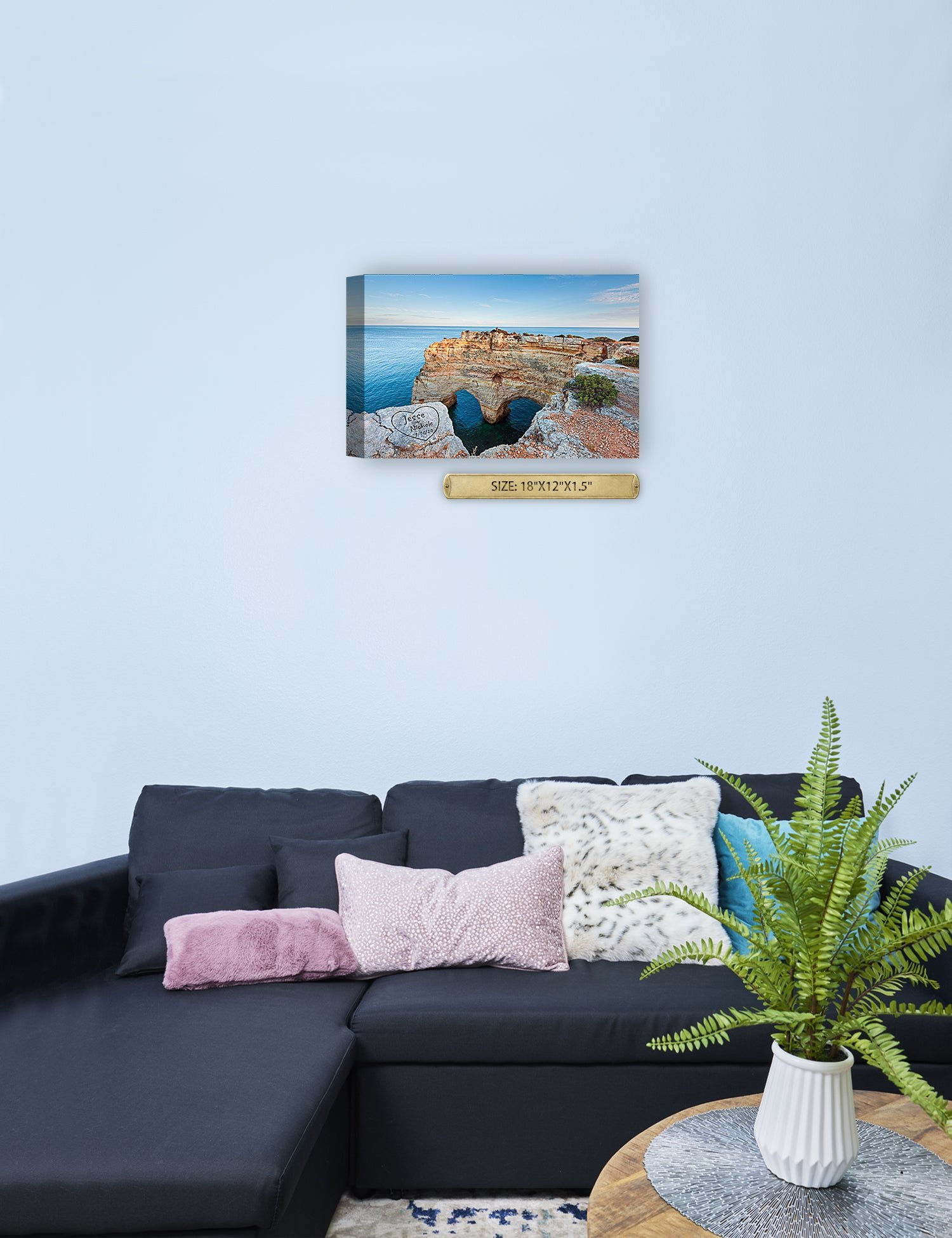 Algarve Amor. Personalized Wall Art With Your Names & Date. - Image 102