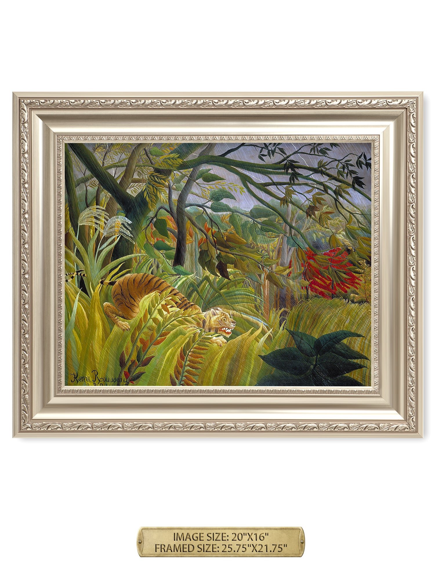 Tiger in a Tropical Storm. - Image 115