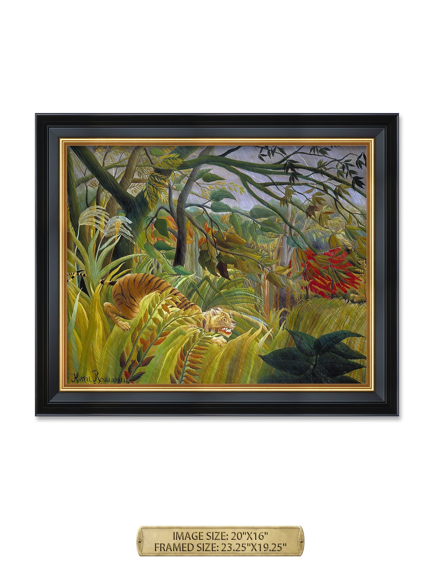 Tiger in a Tropical Storm. - Image 116