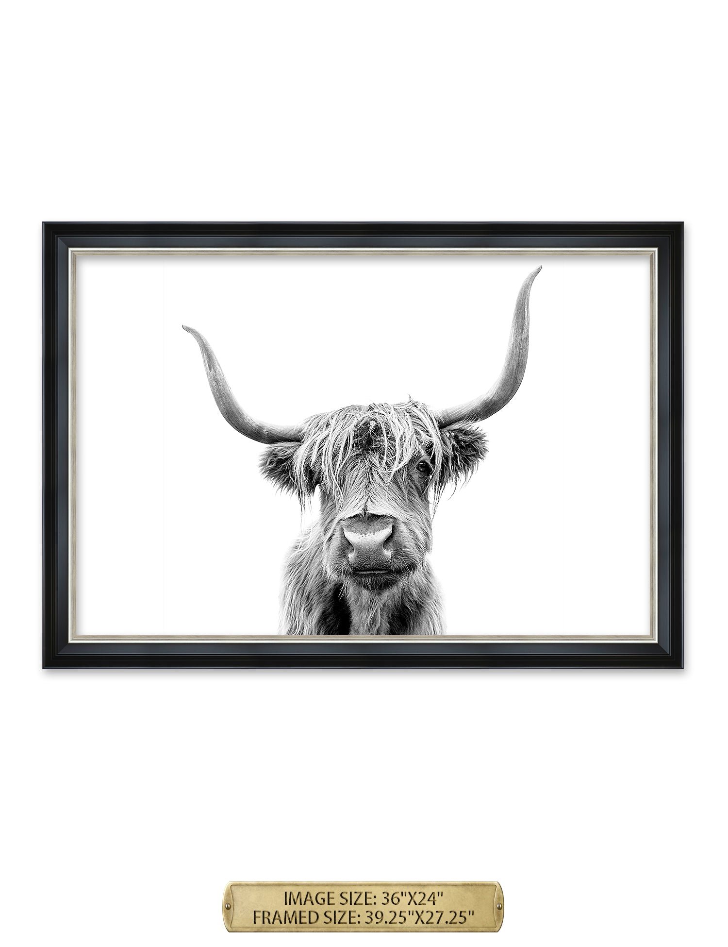 Yak Portrait Wild Animal Wall Art. - Image 165