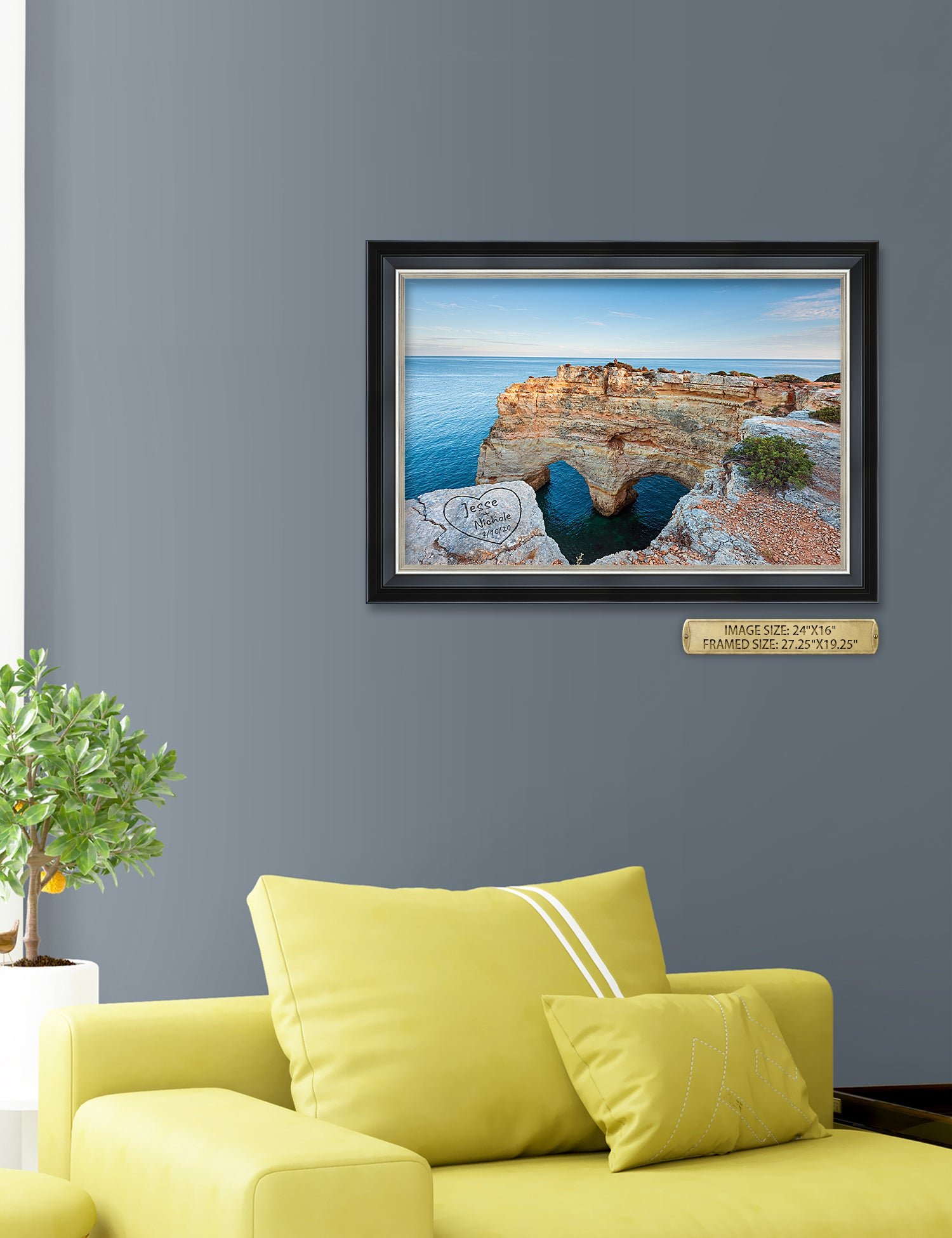 Algarve Amor. Personalized Wall Art With Your Names & Date. - Image 47