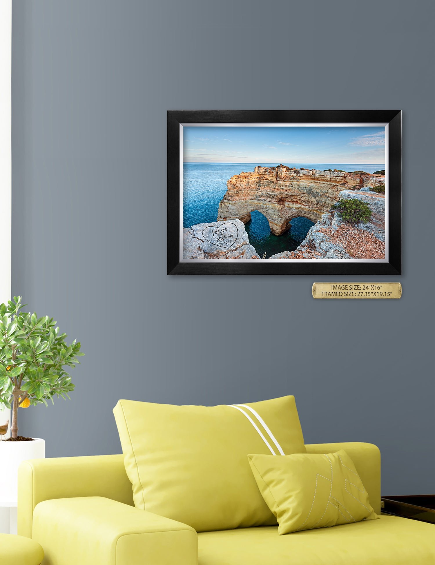 Algarve Amor. Personalized Wall Art With Your Names & Date. - Image 23