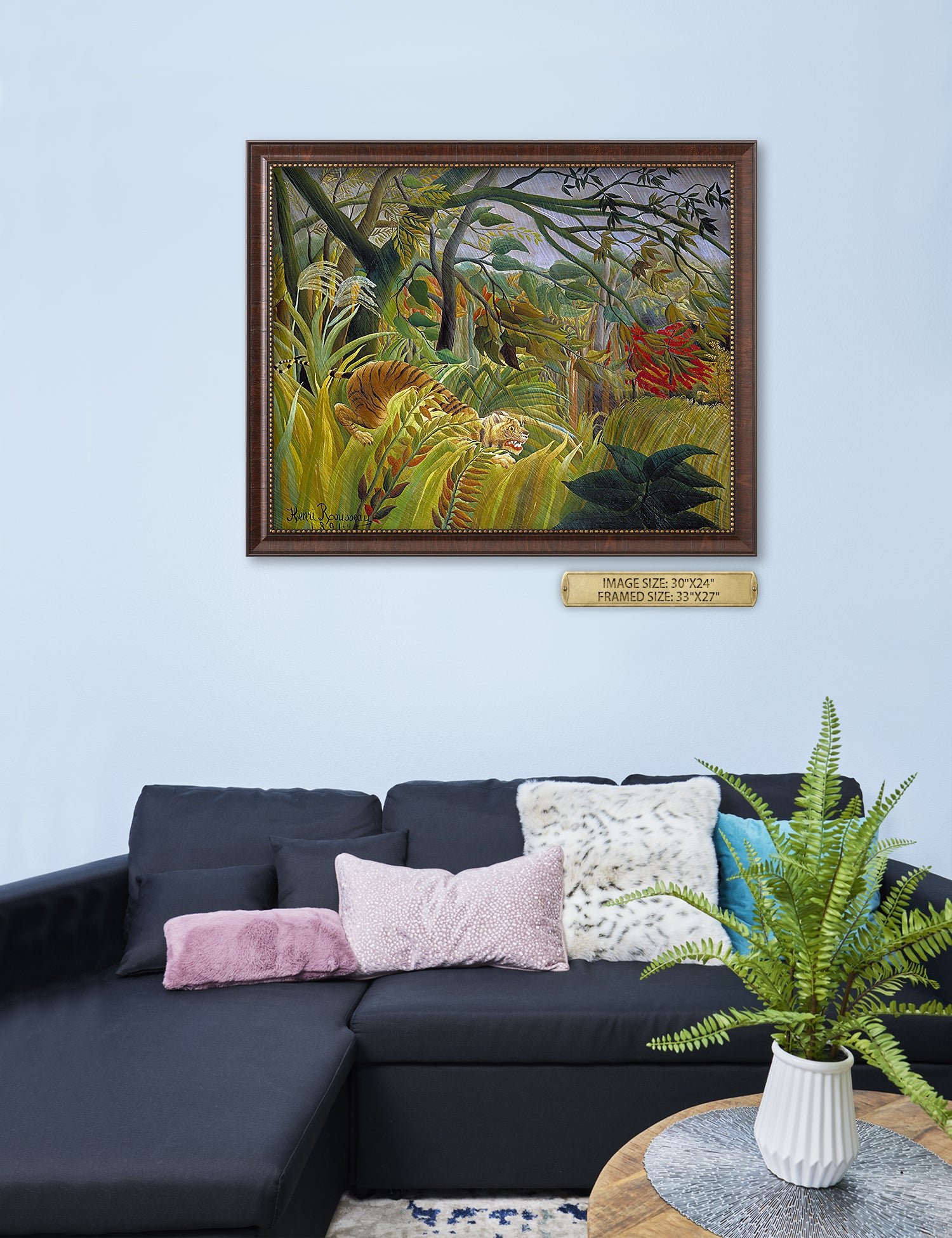 Tiger in a Tropical Storm. - Image 84