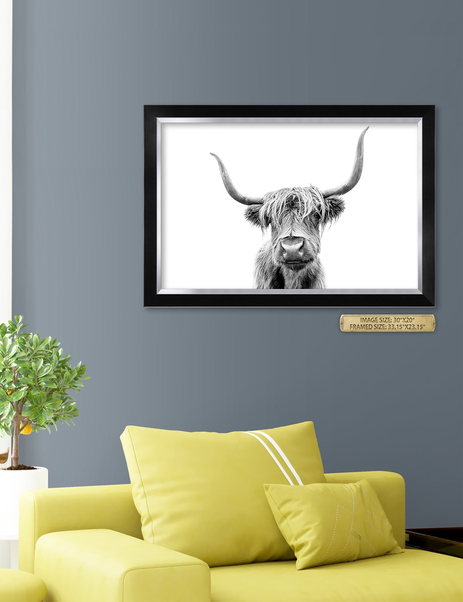 Yak Portrait Wild Animal Wall Art. - Image 101